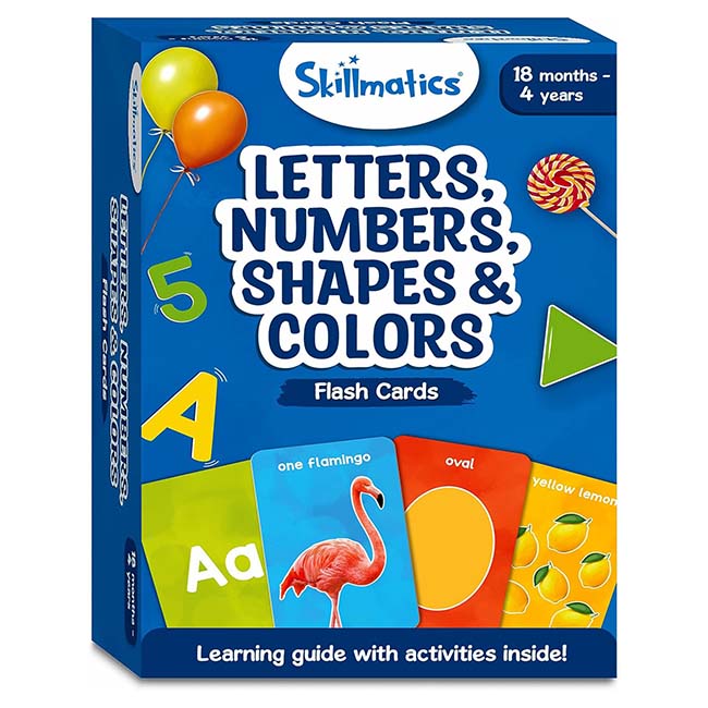 Skillmatics Letters Numbers Shapes Colors Flash Cards-1