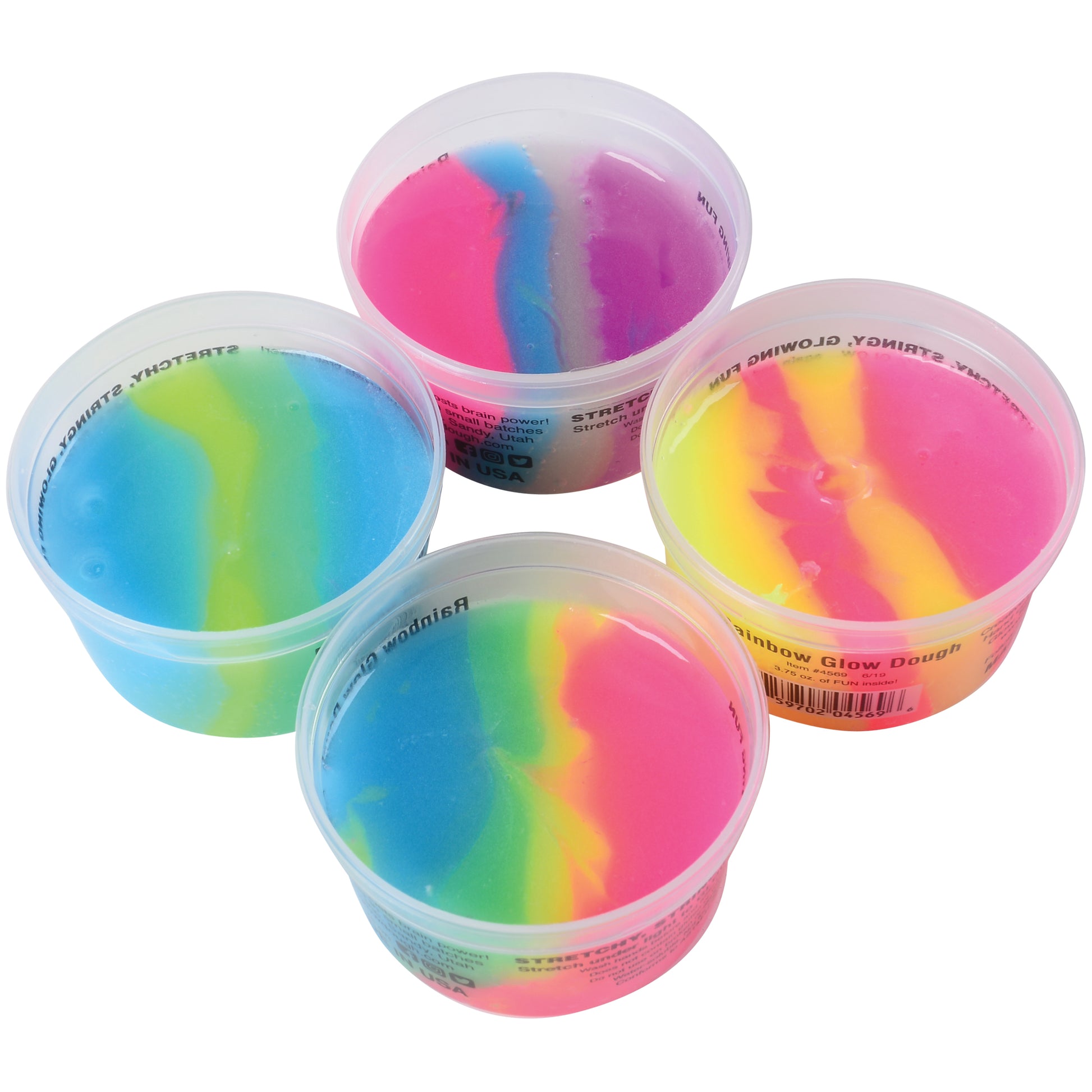 Rainbow Glow Dough