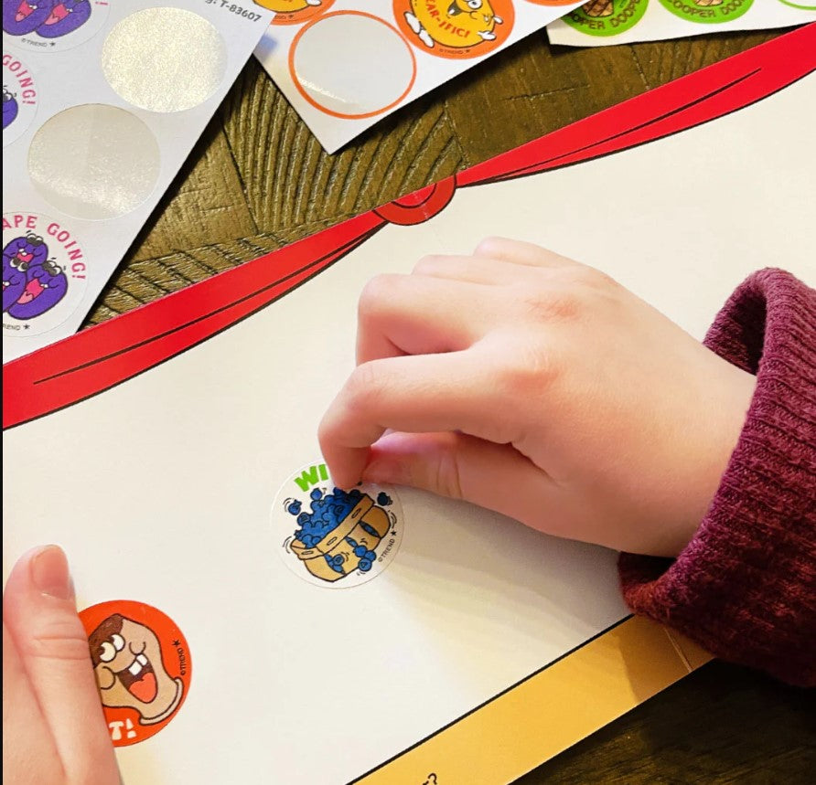 Wild! Blueberry Scratch 'n Sniff Stinky Stickersgö¼-½