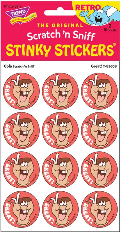 Great! Cola Scratch 'n Sniff Stinky Stickersgö¼-½
