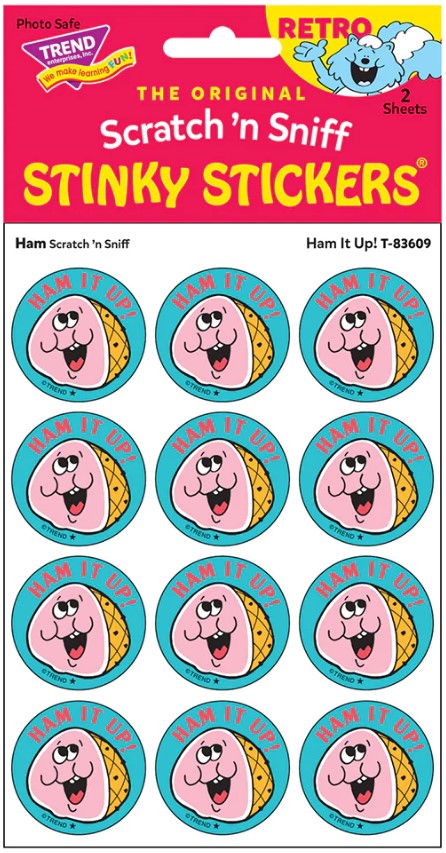 Ham IT Up! Ham Scratch 'n Sniff Stinky Stickersgö¼-½