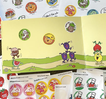 Keep Rolling! Leather Scratch 'n Sniff Stinky Stickersgö¼-½