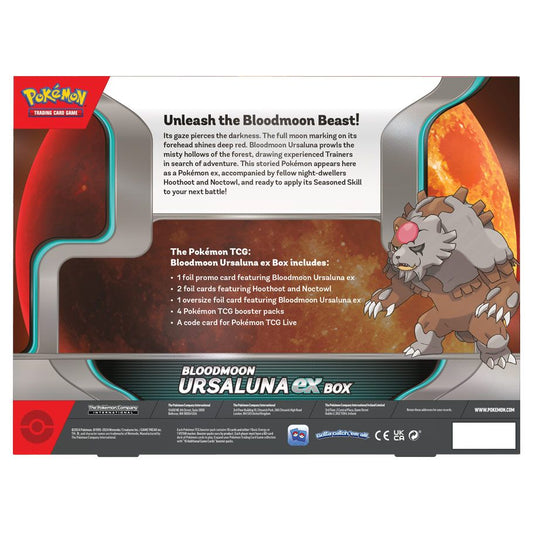 Pokgö£gîémon Tcg: Bloodmoon Ursaluna Ex Box