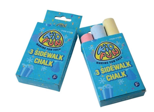 3 Piece Sidewalk Chalk